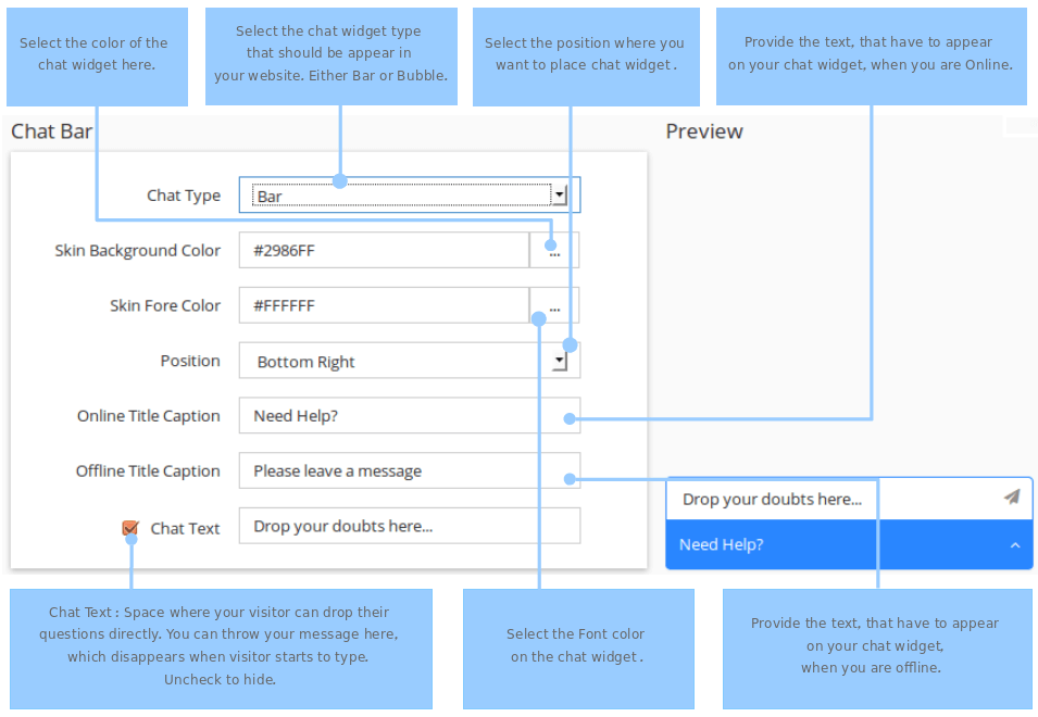 Customize Your Live Chat Window Output Desk Help Desk