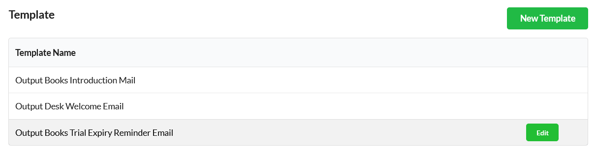 Output Desk CRM Email Templates