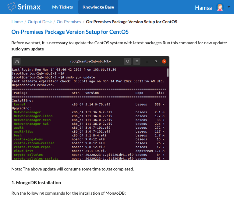 Output Desk - Contacts Login