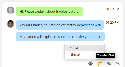 Output Desk Transferrable Chats